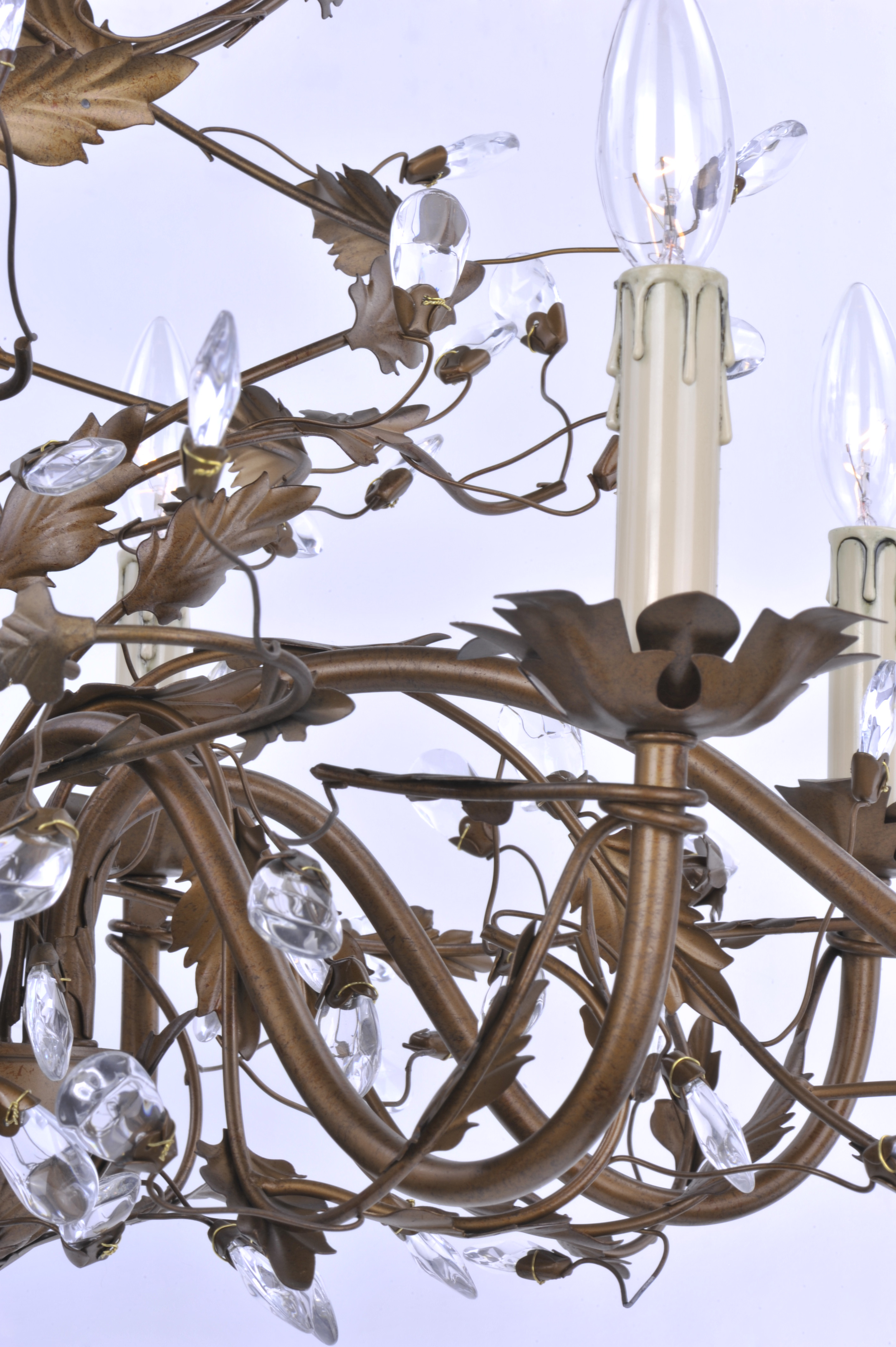 Elegante 8Light Oval Chandelier SingleTier Chandelier Maxim Lighting