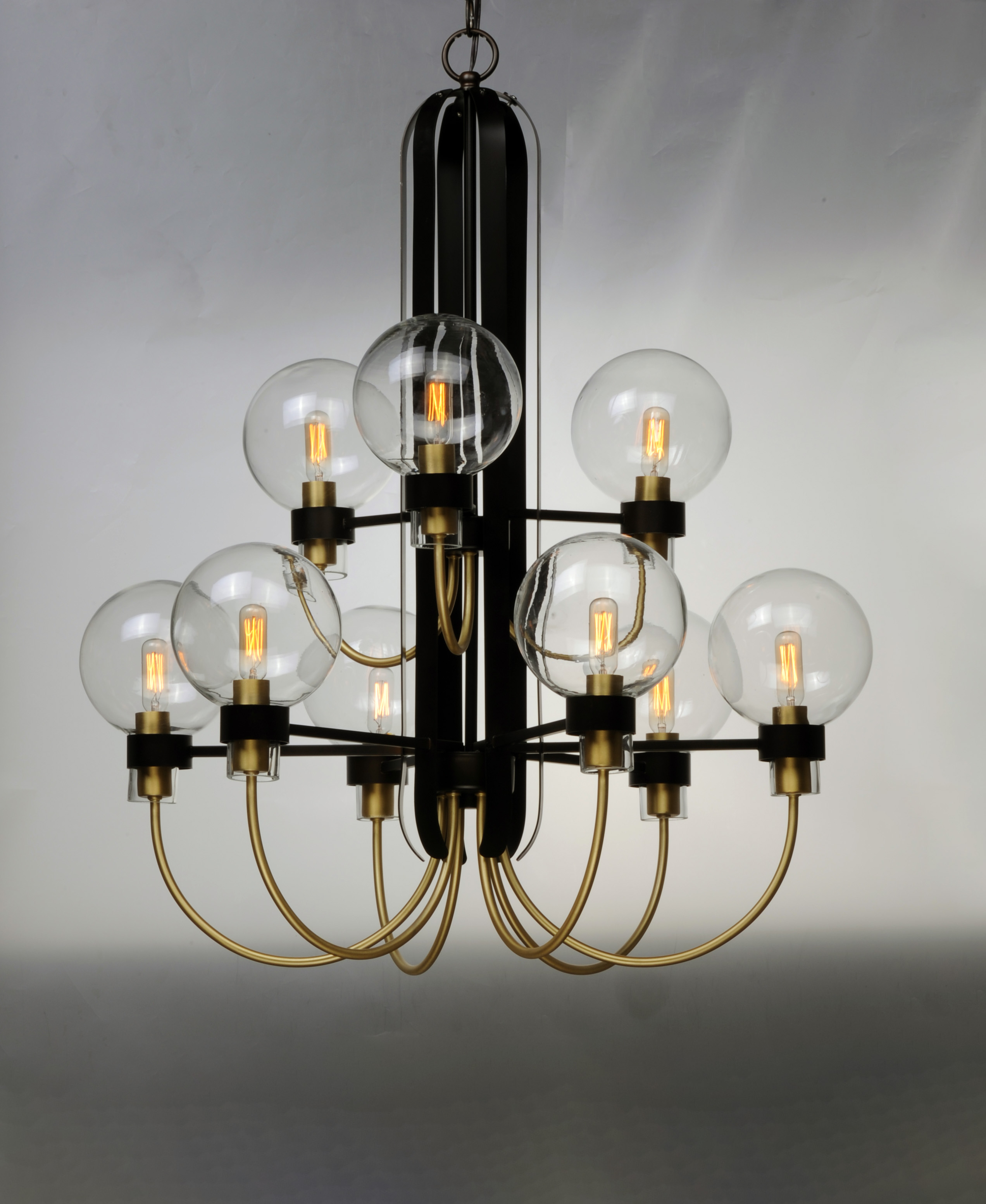 Bauhaus 9-Light Chandelier | Chandelier | Maxim Lighting
