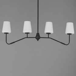 Durham 4-Light Linear Chandelier