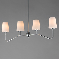 Durham 4-Light Linear Chandelier