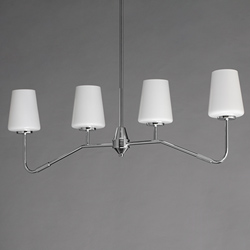 Durham 4-Light Linear Chandelier