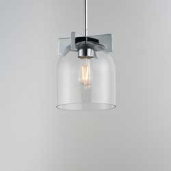 Scoop 1-Light Pendant/Flush Mount