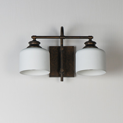 Bisque 2-Light Wall Sconce