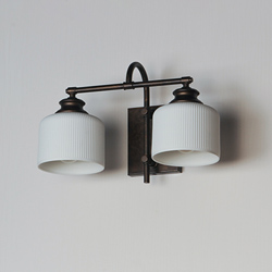 Bisque 2-Light Wall Sconce