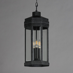 Wright 3-Light Outdoor Pendant