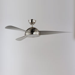 Cupola 52" Nickel LED Fan