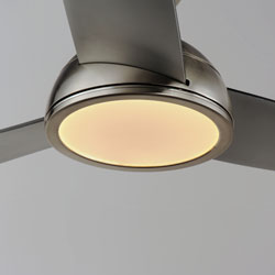 Cupola 52" Nickel LED Fan