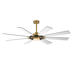 Helm 72" Indoor Fan w LED Light Kit