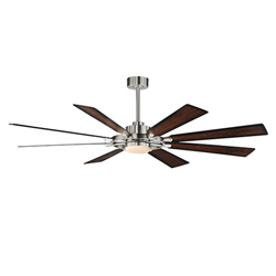 Helm 72" Indoor Fan w LED Light Kit